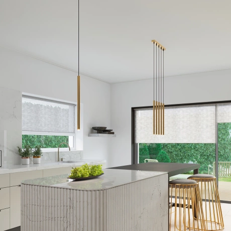 Pendelleuchten PASTELO 3L golden