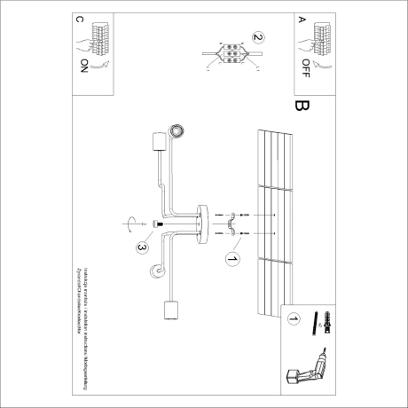 Kronleuchter TIMBO 4 schwarz