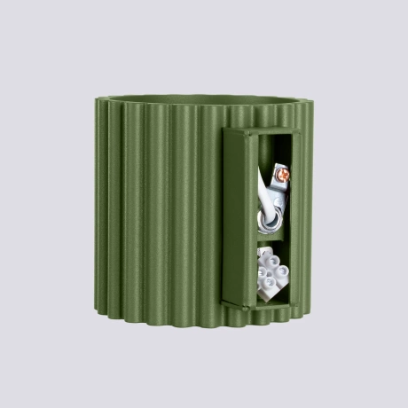 Wandleuchte AURA olivgrün G9