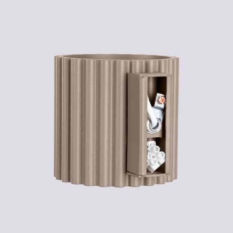 Wandleuchte AURA taupe G9