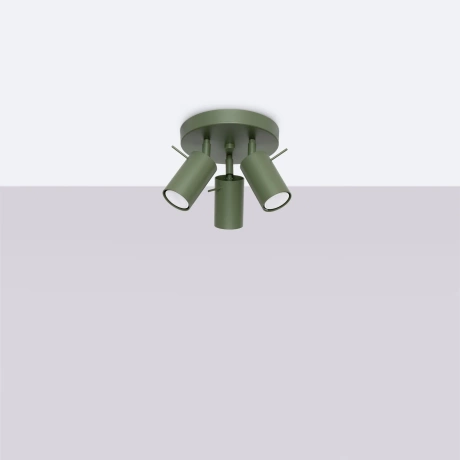 Plafond RING 3P olivgrün