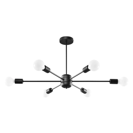 Kronleuchter LANGO 6 schwarz