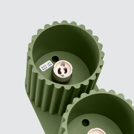 Plafond AURA 2 olivgrün GU10