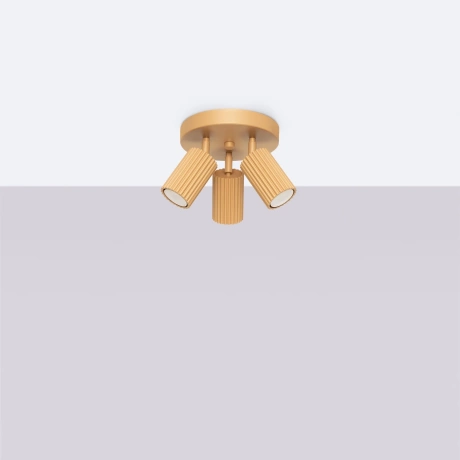 Plafond KARBON 3P golden