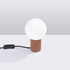 Tischlampe HALO mokka