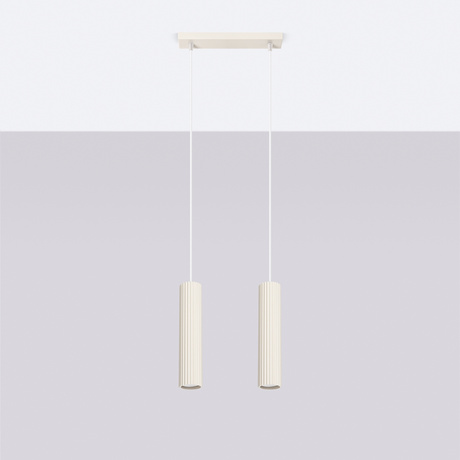 Pendelleuchte KARBON 2 beige