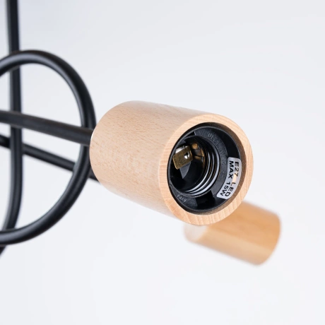 Kronleuchter EMBER 3 Schwarz