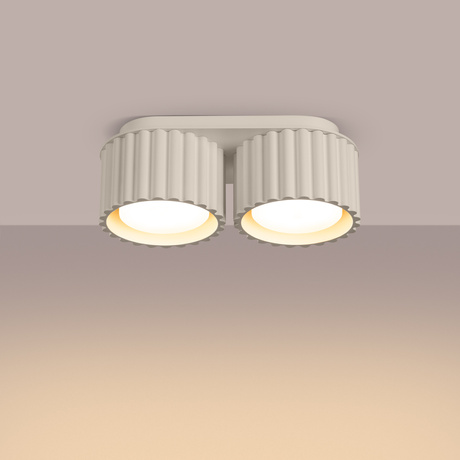 Plafond AURA 2 beige Gx53