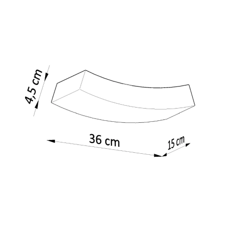 Wandleuchte Keramik HATTOR