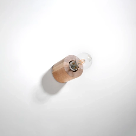 Wandleuchte SALGADO Naturholz