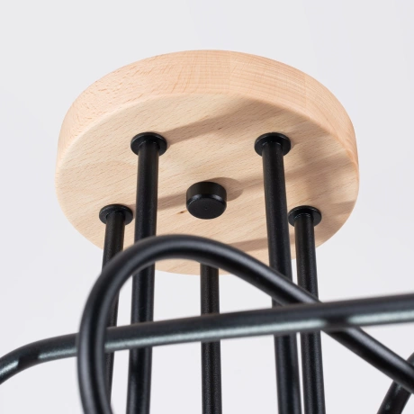 Kronleuchter EMBER 5 Schwarz