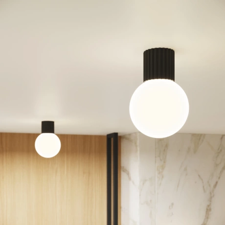 Wandleuchte HALO schwarz IP44