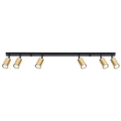 Plafond WINX 6L schwarz/gold