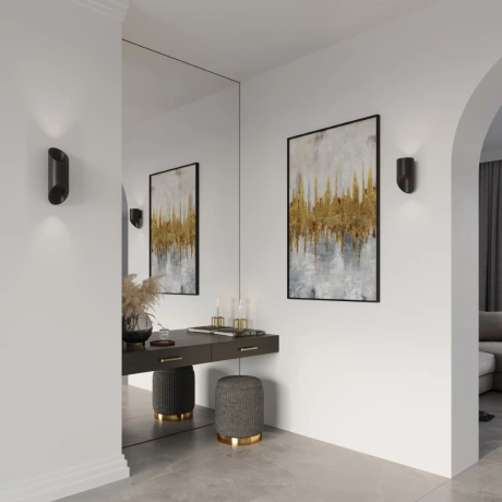 Wandleuchte PENNE 30 schwarz