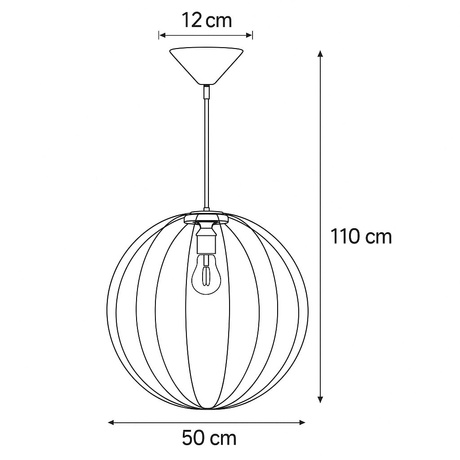Pendelleuchte ZIRO schwarz