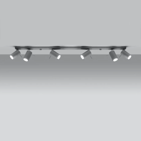 Deckenleuchte RING 6L grau