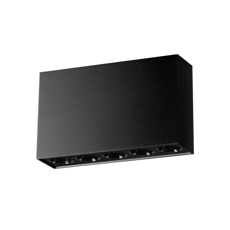 Deckenleuchted SOLE schwarz LED