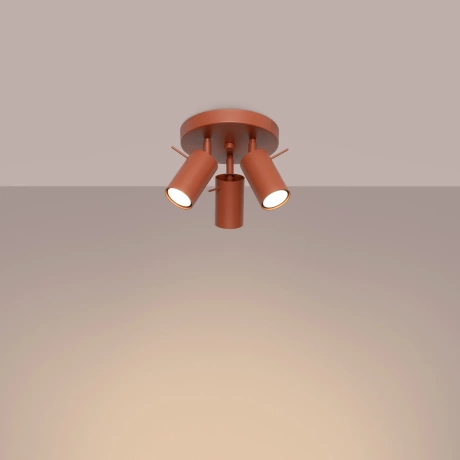 Plafond RING 3P roter Ocker