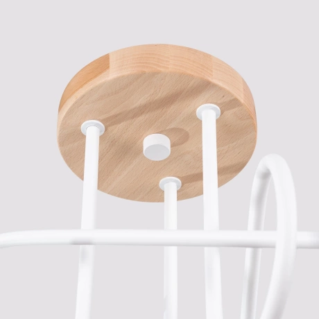 Kronleuchter EMBER 3 Weiß