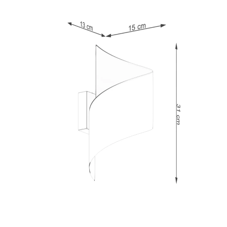 Wandleuchte TALASSA Weiß