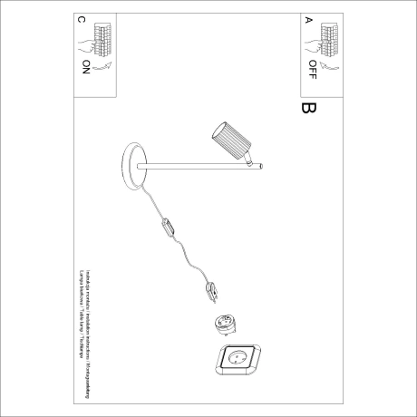 Tischlampe KARBON taupe