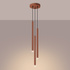 Pendelleuchte PASTELO 3P roter Ocker