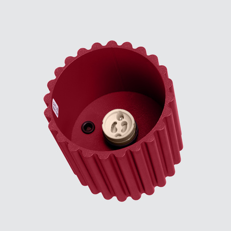 Plafond AURA 1 burgunderrot GU10