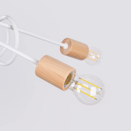 Kronleuchter 5 Weiß