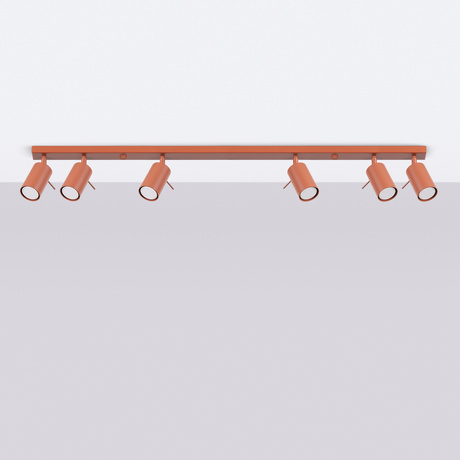 Plafond RING 6L roter Ocker