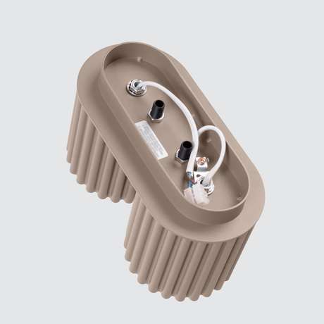 Plafond AURA 2 taupe GU10