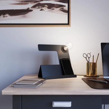 Tischleuchte INCLINE schwarz