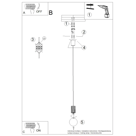 Pendelleuchte HALO 1 olivgrün