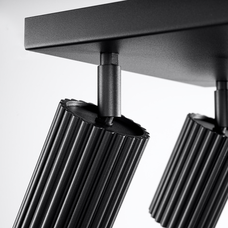 Plafond KARBON 4 schwarz