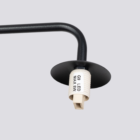 Wandlampe ASTRAL 1 schwarz