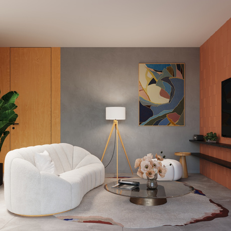 Stehleuchte NATT weiß