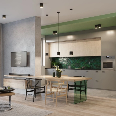 Deckenleuchte ORBIS 1 schwarz