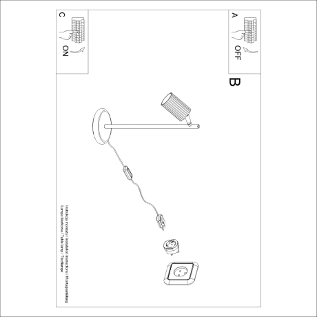 Tischlampe KARBON weiß