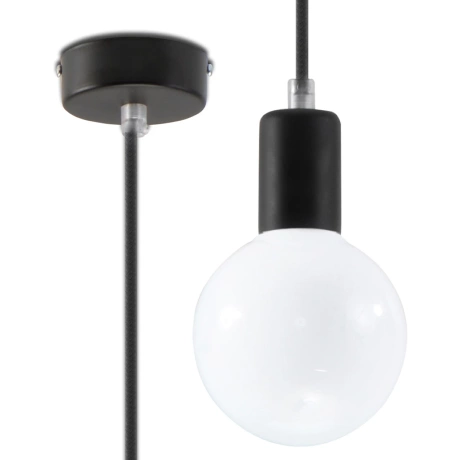 Hängeleuchte EDISON schwarz
