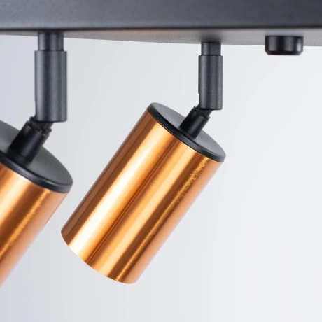 Plafond WINX 4 schwarz/kupfer