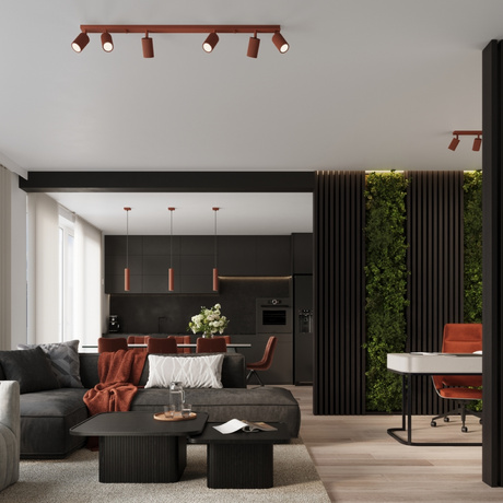 Plafond KARBON 4L roter Ocker