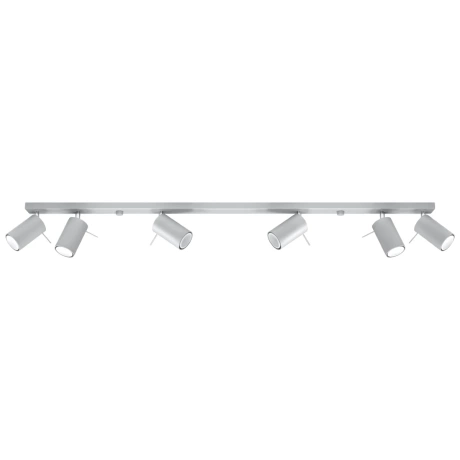 Deckenleuchte RING 6L grau