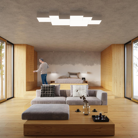 Pendelleuchte HORUS 45 weiß