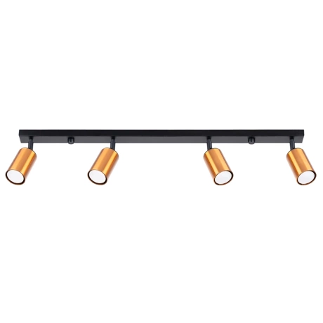 Plafond WINX 4L schwarz/kupfer
