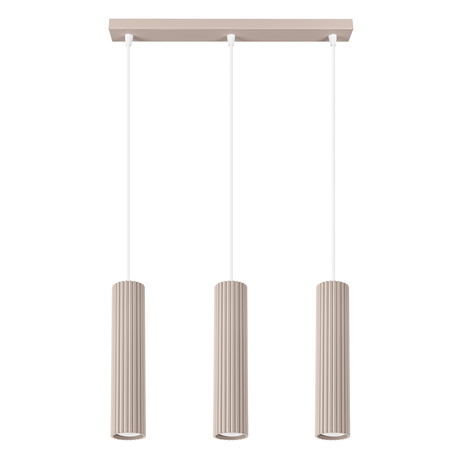 Pendelleuchte KARBON 3L taupe