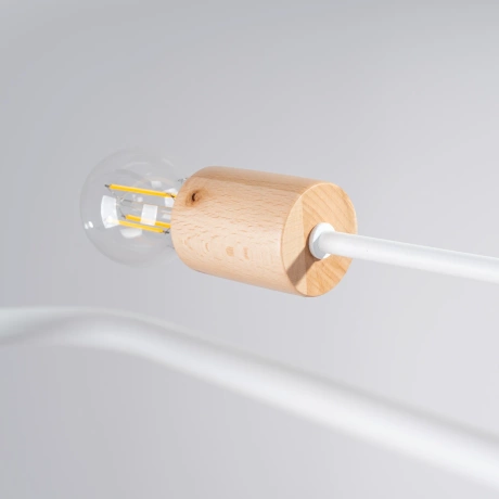 Kronleuchter TIMBO 6 weiß