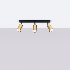 Plafond WINX 3 schwarz/gold