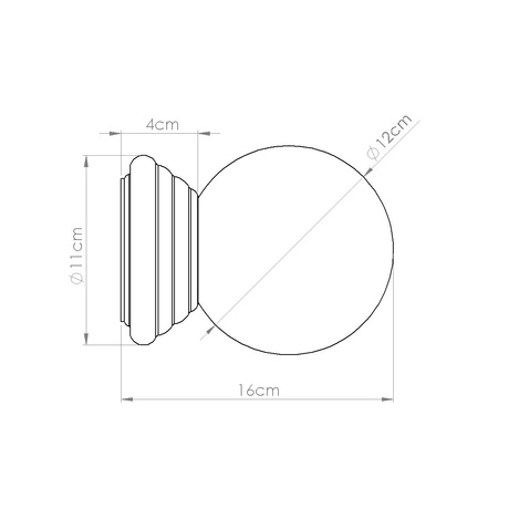 Wandleuchte ZORI gelb IP44