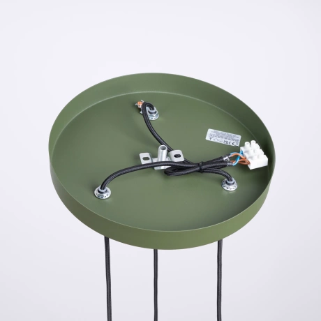 Pendelleuchte HALO 3P olivgrün