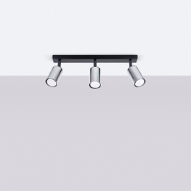 Plafond WINX 3 schwarz/chrom