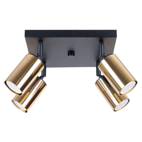Plafond WINX 4 schwarz/gold